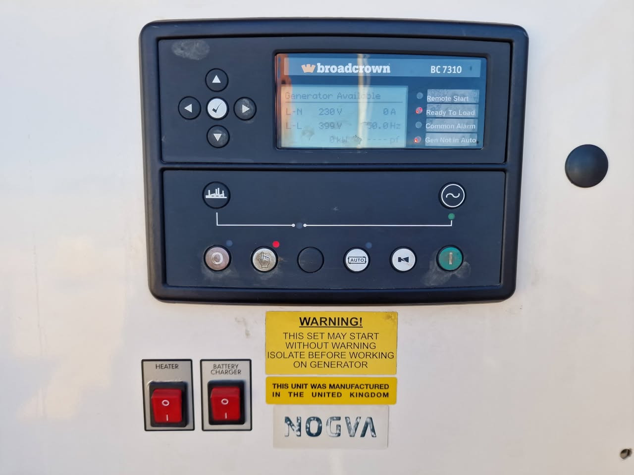 السلام عليكم يوجد لدينا مولده ٢٠٠ كيفي كاتم مودي ٢٠١٥

2015 Broadcrown 
200 KvA Generator Stamford
John Deere Engine

الحدراوي لتجارة المعدات الصناعية 
العوان النجف كوفه البوحداري عمود ٤٠
الهاتف ***********
