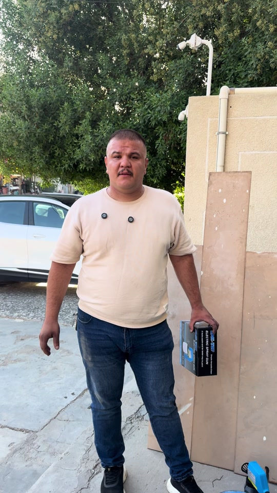 20 الف توصيل مجاناً مسدس صبغ كهربائي  عنوان بغداد شارع فلسطين تقاطع الموال مقابل كنافه القدسي اوقات الدوام  من 9 صباحاً الى 7 ليلا ً موقع المحل على برنامج الويز https://waze.com/ul?a=share_drive&locale=ar&sd=ldBt9DDFIdtkrpzz1g-sd&env=row&utm_source=waze_app&utm_campaign=share_drive ارقام الحجز رقم المبيعات  ***********  *********** ارقام ضرغام الوحيد  *********** *********** عنوان بغداد شارع فلسطين تقاطع الموال مقابل كنافه القدسي
