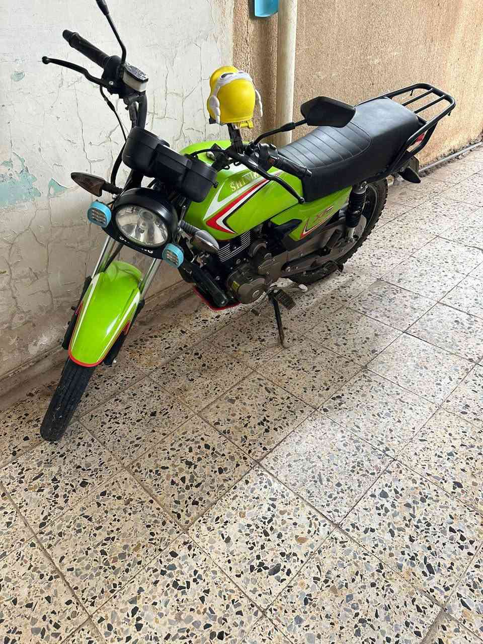 السلام عليكم للبيع
دراجه شايلنك مرقم كامل لوحتين إنكليزي تحويل ثاني يوم 

موديل 2023🚨
لون اخضر
دراجه خير من الله مكفلوله من كلشي مكينه خير من الله 
الدراجه احله من الصوره تجي وتشوفها بعينك 🧿🧿
رحمه لوالديكم إلي مو شراي لا يتعبني ولا يكسر بحلال العالم 
مكاني صلاح الدين /تكريت الاستفسار الاتصال عل رقم ***********
