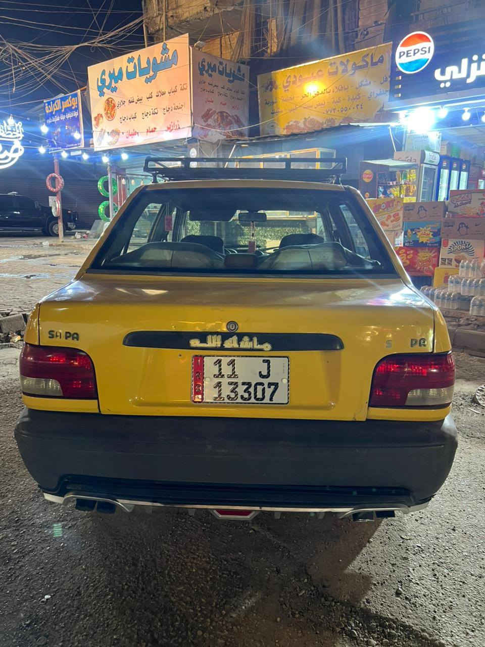 سلام عليكم سايبا 12 للبيع سياره نضيفه وجاهزه مكينه جديده بل جيس كير جديد رقم بغداد الانكليزي  باسمي شرط التحويل شواصي نضيفات مصفره هيئه وغرامات *********** مكاني بغداد البياع
