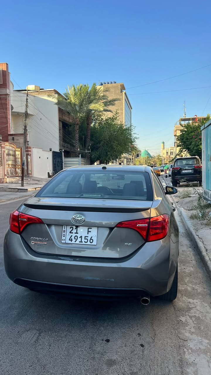 سلام عليكم
كورلا للبيع موديل 19 se رقم سليمانية 
مبدل قطعتين بدون حادث دواخل نظيفة 
عنوان بغداد/شارع فلسطين 
السعر 152
***********
