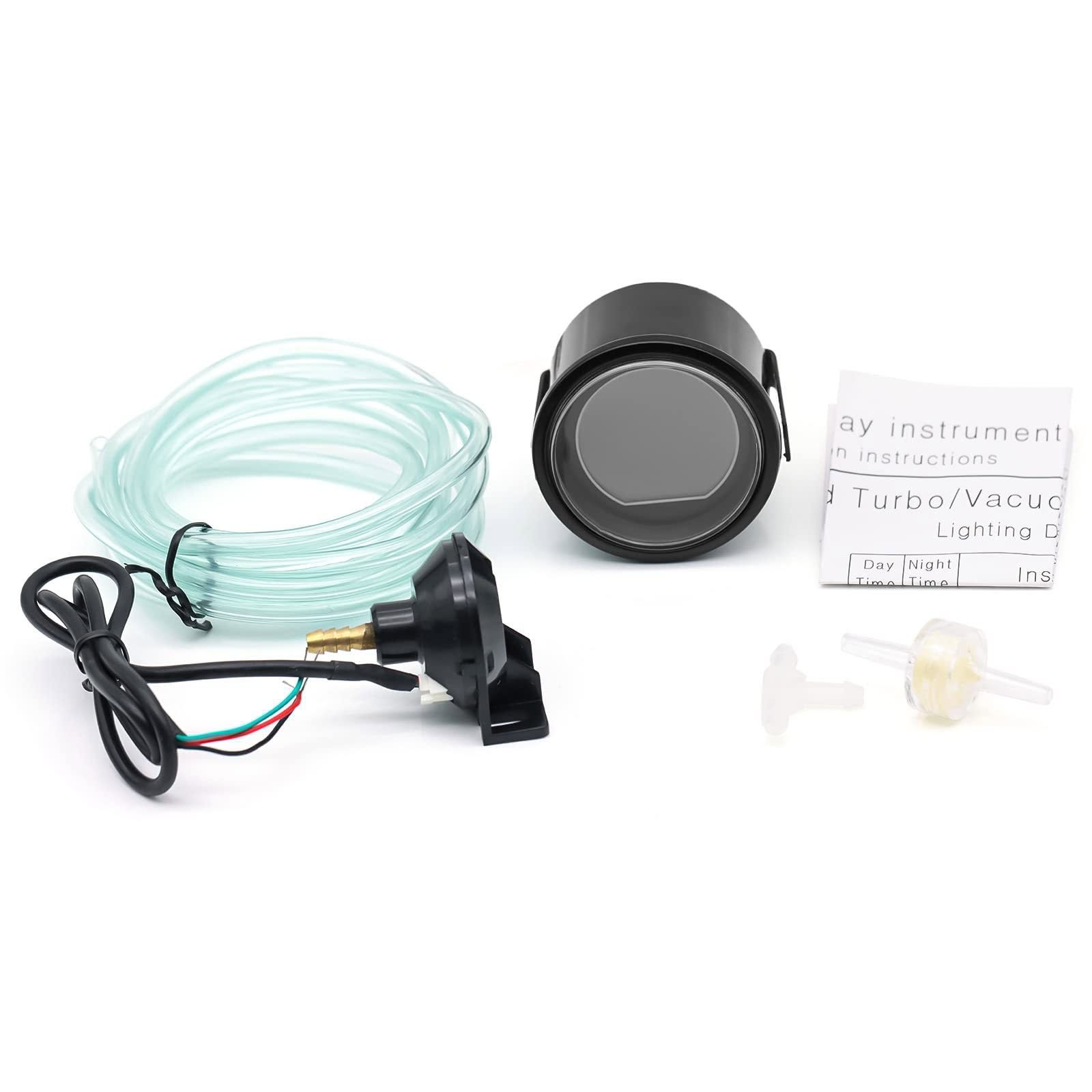 متوفر @متابعين
مجموعة كاملة لتركيب عداد قياس ضغط التوربو الرقمي (Turbo Boost Gauge Kit) المخصص للسيارات. 
المكونات الظاهرة في الصورة:
ساعة العداد الرقمية (Gauge): الشاشة الرئيسية التي تُثبت داخل مقصورة السيارة لمراقبة مستويات الضغط والخلفية مضيئة بعدة ألوان.
حساس ضغط التوربو (Boost Sensor / MAP Sensor): القطعة السوداء ذات الرأس النحاسي، وظيفتها تحويل الضغط الميكانيكي القادم من المحرك إلى إشارة كهربائية ترسلها للعداد.
خرطوم هواء مرن (Vacuum Hose): الأنبوب الشفاف المخصص لنقل حركة الهواء والضغط من مجمع السحب (Intake Manifold) إلى الحساس.
التوصيلات والأسلاك الكهربائية: لتزويد العداد والحساس بالطاقة وإضاءة الخلفية.
مرشح هواء صغير (Filter) ووصلة T-Fitting: لربط الخرطوم بخطوط الهواء الأصلية في السيارة وتصفية الهواء.


**إذا كنت صاحب هذا الإعلان وتريد حذفه لأي سبب، رجاءا أرسل رسالة إلى الدعم الفني**
