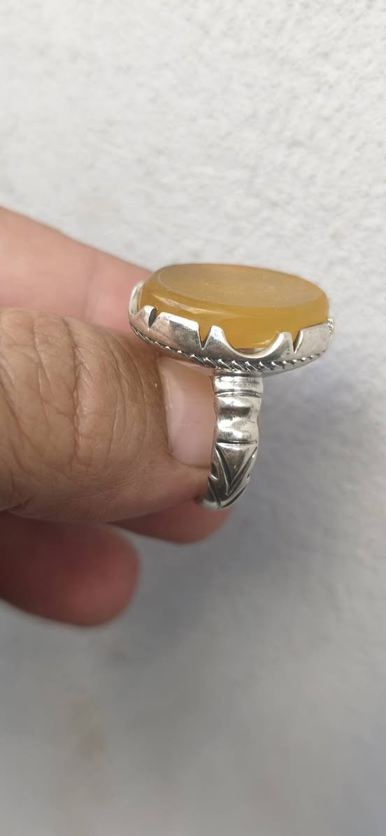 خاتم عقيق يماني أصفر طبيعي منقوش زيارة عاشوراء كاملة وسورة الواقعة خلف الحجر صياغة فضة أصلي قياس الخاتم 24


**إذا كنت صاحب هذا الإعلان وتريد حذفه لأي سبب، رجاءا أرسل رسالة إلى الدعم الفني**