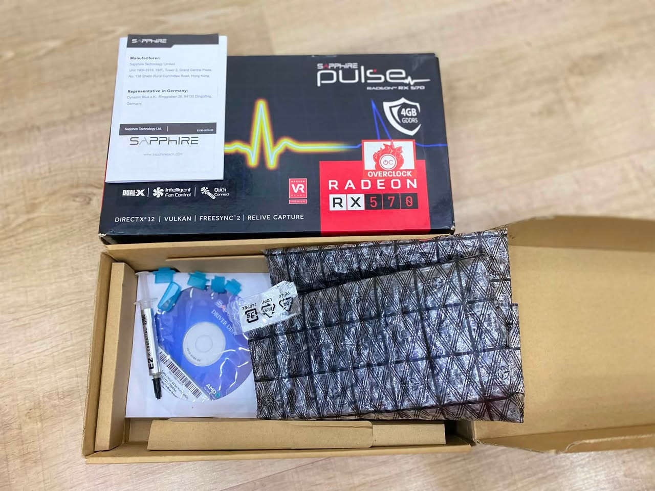 كرت ومعالج للبيع
RX 570 Sapphire Pulse 4GB + Ryzen 5 3500X
الكرت amd مو مجدد او معاد تصنيع مثل الي بلسوك
القطع استخدام خفيف الحراره ثابته 66 امانة لا تعدين لا كسر سرعة لا تصليح وكلشي شغال 100% شرط الفحص ، سبب البيع للتطوير 

السعر 130 الف عنوان بغداد متوفر توصيل لجميع المحافضات .


**إذا كنت صاحب هذا الإعلان وتريد حذفه لأي سبب، رجاءا أرسل رسالة إلى الدعم الفني**