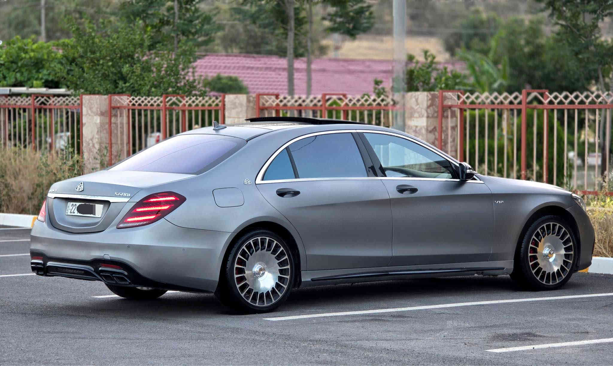 * للبيع او المراوسس

* Mercedes-Benz 

* S-Class 63s AMG 2016

* 🇩🇪kit maybach

* سعر :- 410$ بلاششششششش

* الفئة : اس كلاس 

* الموديل:63 إس

* الطراز : Amg 

* سنة الصنع : 2016 

* المسافة المقطوعة : 133.000 KM

* نوع ناقل السرعة : اوتوماتيك سبورت

* عدد السلندرات : 8 سلندر

* حجم المحرك : 5.5 لتر 

* القدرة الحصانية : 577 حصان 🚀

* السرعة القصوى 330 km ✈️

* توين توربو 

* نظام الدفع : خلفي 

* دبلات جك هواي 

* نوع المقاعد:جلد- كهربائي - تدفئة - تبريد

* فتحة السقف:بانوراما

* وسادات هوائية : 9

* اربع ويلات و تايرات بيلادي شديت 

* رقم اربيل 

*  سيارة مسوين كامل صبغ  مات للجمالية بدون حادث بدون اي شيء

* مكان السيارة : رانيه بعد اربيل 

* للاستفسار الاتصال على هذا الرقم 

* ***********

* ***********

* #############################

* فرۆشتن و گۆڕینەوە 

* Mercedes-Benz S-Class 63s AMG 

* 2016🇩🇪 

* kit maybach

* Amg بلاد

* نرخ :-  410$ و  بلاششش

* جؤر:ايس كلاس 

* موديل:- S 63

* سالي دروست كردن: ٢٠١٦ 

* رؤشتن:- 133 هه زار كليومتر

* ٨ بستؤن توين توربو

* حجم المحرك : 5.5 لتر 

* القدرة الحصانية : 577 حصان 🚀

* السرعة القصوى 330 km ✈️

* تون توربو 

* به رمه جه. كراوه 

* مواصفات فول فول 

* بانوراما 

* كوشن جلد  و سارد و كه رم 

ده كا شه فت و صنودق جه ك و رادار و هتد..

سياره كه:-كامل صبغ كراوه به مات بؤ جواني له سه ر ساغي بى ده عم و بى ليدران

***********

*********** السليمانية
