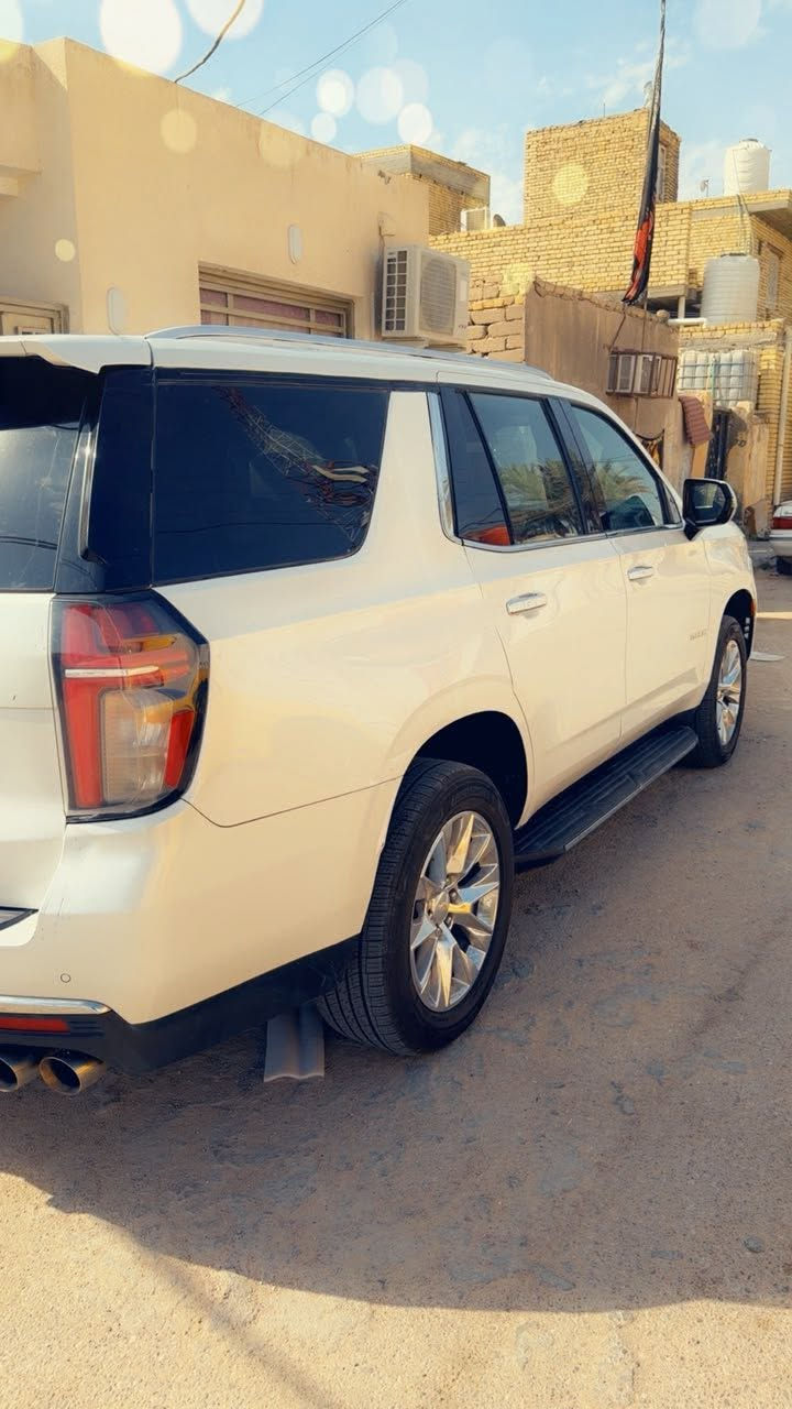 تاهو 2021  بريمير فول مواصفات دخول جديد ضباط رقم بابل الضرر كما موضح بالصوره جميع الارباكات سليمه عدد المسافات 100 / السعر 365 ورقه الاتصال ***********  احمد
