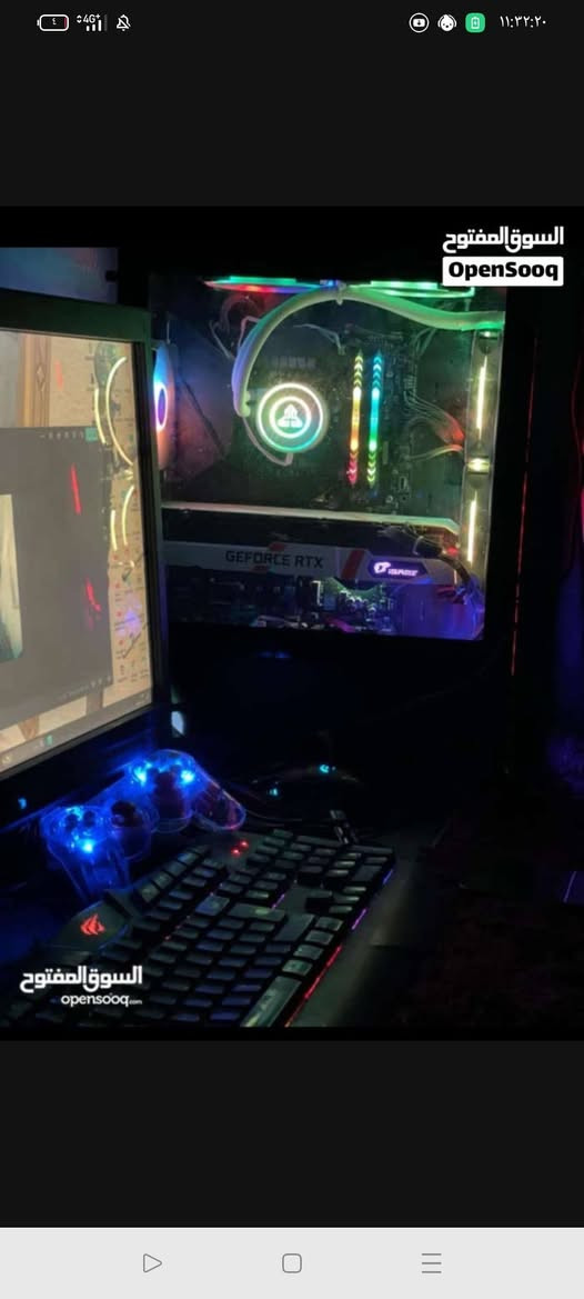 السلام عليكم ورحمة الله وبركاتة
حاسبه كيمنك core i5 جيل العاشر نموذج K

RTX 3050

تبريد مائي

تيرا ونص

و 6 مراوح تقريبا

وكيبورد كيمنك

وماوس كيمنك

Power supply 850 W

DDR4

اشتريتها قبل سنتين ب مليون و 700

و تركتها مهجوره لان ماعندي وقت .

ولاعندي الانترنت قوي .

الخلاصه يأما فلوس بيع

او مراوس بلي ستيشن 5))

الشراي الحقيقي يتعنى ف اهلا وسهلا


**إذا كنت صاحب هذا الإعلان وتريد حذفه لأي سبب، رجاءا أرسل رسالة إلى الدعم الفني**