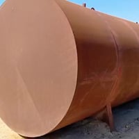 خزان ٣٦٠٠٠ل • ماء/وقود • حديد ٥مم