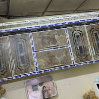 كاونتر ٢م • سنك ملحق • جرابي خشب ٢