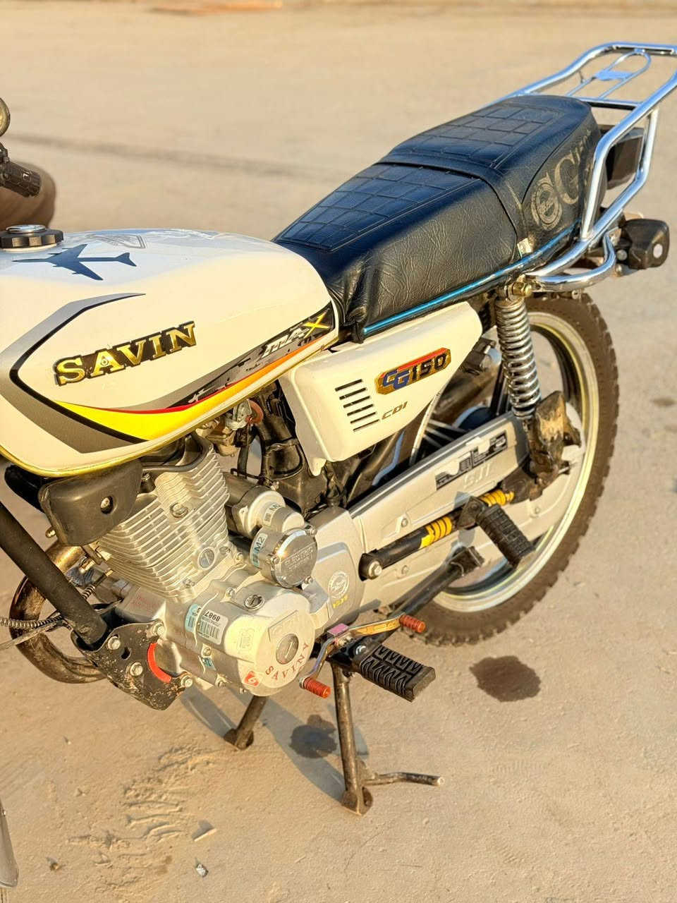 دراجة ساڤين 5گيرمحرك 200شرط مامفتوح موديل 2024كهربائيات شغاله نشاط فول سويجات تحكم من بعد تشغله من بعيد سعر 475شراي طب خاص او انتصل ***********مكاني كركوك
