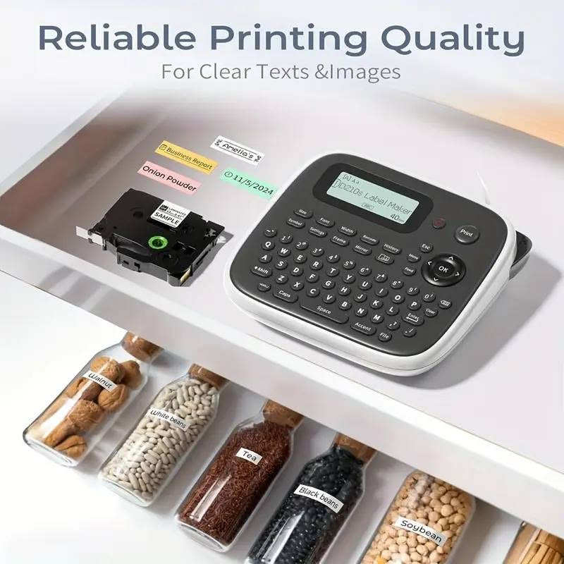 جهاز صنع الملصقات المحمول Vixic D210S بلون أبيض، يتميز بلوحة مفاتيح QWERTY وشاشة LCD واضحة لسهولة الاستخدام.يمكن للجهاز الطباعة على أشرطة بعرض 12 ملم، وتدعم الطباعة حتى 4 أسطر من النص.يحتوي على أكثر من 600 رمز وقوالب متعددة لتخصيص الملصقات للمنزل أو المكتب.يعمل بواسطة 6 بطاريات AAA أو يمكن تشغيله عبر كابل Type-C.


**إذا كنت صاحب هذا الإعلان وتريد حذفه لأي سبب، رجاءا أرسل رسالة إلى الدعم الفني**