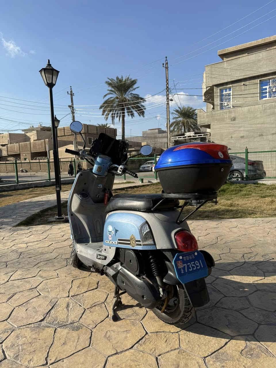 السلام عليكم للبيع دراجه بوليس نوزل دراجه رمبه صار 3اشهر نازله من رمبه اوراق منفيس واسويلك مكاتبه نزلت ماشيه 28الف وهسه ماشيه 32الف دراجه مصروف عليها هواي شغلات بيها وكاله شلعه ومعدل خرسه وبكل وكت نكره ومابيها اي نقص مكفوله مكاني بغداد الدوره شارع 60. السعر 800وبيها  مجال قليل للشراي وبالعافيه عل ياخذها دراجه مال جناي رقمي ***********
