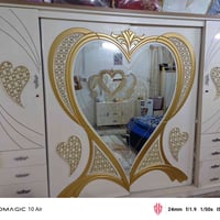 غرفه تركيه 9قطع مستعمله سعره 600 اوبيه مجال صارله 3سنوات عرفه نضيفه نض...