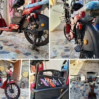 دراجه شحن 5بطاريات شاحنته عطلانه فقط سعر175وبيه مجال رقمي 07821283127