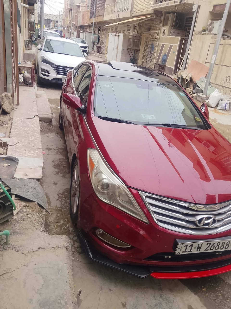 السلام عليكم

هونداي ازيرا موديل 2012 فول عده الفتحه جهازه من كلشي رقم بغداد بأسمي السعر 110 وبيها مجال للاستفسار الاتصال ***********
