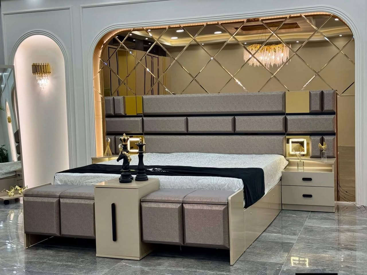 عنوان المنشور: الرفاهية صارت ببيتك.. موديل "جلو" المودرن وصل! ✨🏡
لأن بيت العمر يستاهل الأفضل، جمعية التراث تقدم لكم قطعة فنية تجمع بين المتانة العالية والتصميم العصري الأنيق. موديل (جلو - 10 قطع) مو بس غرفة نوم، هي استثمار لراحتكم.

✅ ليش تختار موديل "جلو"؟
📏 مساحة خزن عملاقة: كنتور ملحق قياس (335 سم) يشيل كل احتياجاتك بترتيب.
🛏️ سرير مخزن: استغل كل شبر بغرفتك مع المخزن الأرضي للمفارش والبطانيات.
🛠️ متانة حديدية: الظهر خشب (بلوك) ونظام الربط (برغي وجوي حديد) لضمان القوة وسهولة النقل مستقبلاً.
✨ شغل درجة أولى: لمسات فنية وتشطيبات احترافية تبيض الوجه.

💰 خطة الدفع (نقد وأقساط):
لأننا نقدر ظروف زبائننا، وفرنا لكم أفضل تسهيلات:

💵 السعر نقد (كاش): 2,000,000 دينار فقط.
💳 السعر بالأقساط: 2,500,000 دينار.
📉 القسط الشهري: 140,000 دينار بس!

📍 وين مكاننا؟
الرمادي - التأميم - شارع النخيل - مقابل محطة النخيل.

ننتظر زيارتكم لمعاينة الجودة والجمال على أرض الواقع!
جمعية التراث.. اختيارك الأول للأثاث الراقي.


**إذا كنت صاحب هذا الإعلان وتريد حذفه لأي سبب، رجاءا أرسل رسالة إلى الدعم الفني**