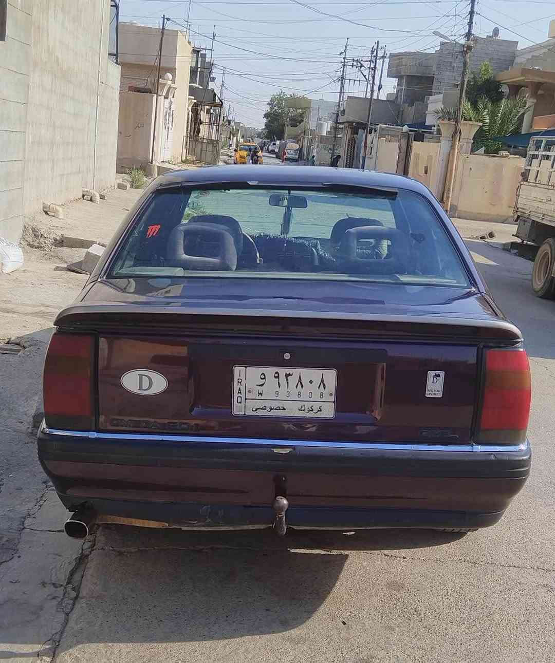 أوبل اوميكا ٩٣كير اوتوماتيك محرك 20 سنويه 2023مشروع وطني كركوك صبغ جماليه والضرر بونيد وجامرلغ بدون دواخل السعر 35بي مجال الاتصال علّى الرقم *********** /*********** العنوان كركوك حي العروبه كركوك, العراق
