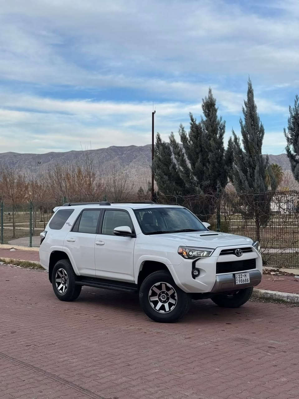 ماشاءالله
TOYOTA  4RUNNER TRD Off Road Model2022.          ✍️. 

~ تويوتا 4 رنر  ابيض ثلجي 

~ وارد أمريكا  

~ موديل 2022

~ محرك 6 سلندر  / V6 

~ مواصفات

  TRD Off Road Prenium

سياره عليه ترفيع امريكا

~فول مواصفات 1/1  ماعدا فتحة 

~بصمة 

~ دبل أكسله ( 4*4)

~ شاشة كبير  

~   كاميرة خلفية

~ كشن  جلدة كهربائية 

~كشن امامي هيتر 

~ داخل اسود ملكية 

~ رادار امامي و جانبية 

~تحديد سرعة 

~نظام ECO

~ حجم تايرات١٧ ويل بيلادي 

~ (  5 ) خمسة راكب 

~ ماشي 83 ميل 

~ سيارة بدون صبغ 

~باب خلفي يسار تبديل شركة بلادي نفسي لون

~ ايرباك بردة  جه واحده راجع بلادي اصلية 

~سيارة رقم اربيل تحويل  شرط 

~ رقم -شاصي موجود في المنشور 

~صورة حادث موجودة في المنشور 

~ سعر( 360 )ورقة  
رقم الهاتف ***********

~ مكان السيآره  صلاح الدين تكريت
