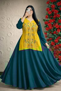 دراعة كويتي • قماش باربي شانيل • مقاسات L-3XL