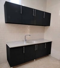 ✨ كاونتر تركي أنيق ✨ 📏 الطول 2 متر ➕ ملحق 2 متر 🚰 سنك 2 متر 🔹 جودة عال...