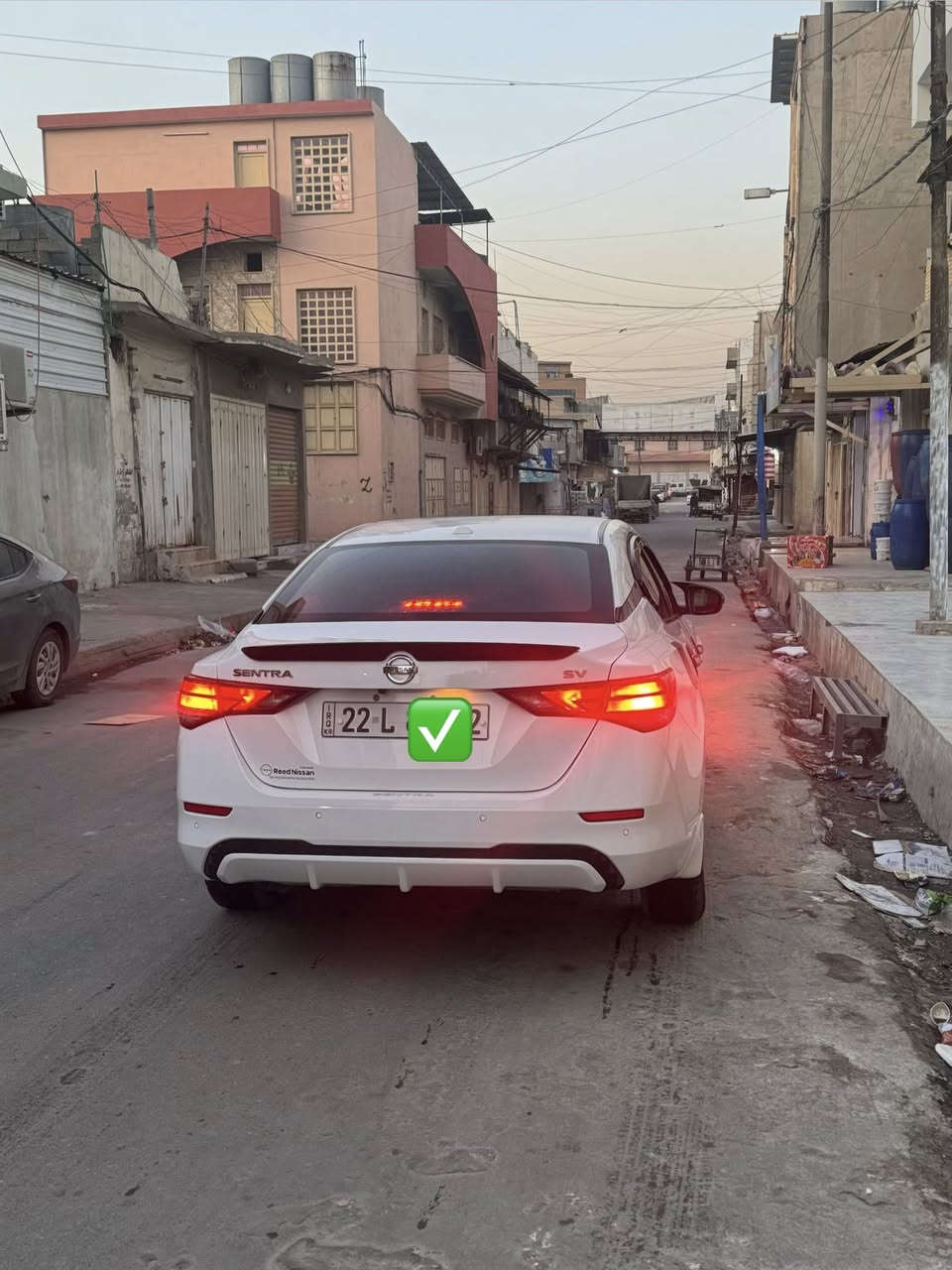 نيسان سينترا 2022 SV
عداد المسافة : 80 الف ميل 
حجم المحرك : 2000 (4 سلندر)
((((مرقم أربيل وجاهز))) 

ضربته::  خفيفه شبه الكلين بدون دواخل  فقط ارباك مرجع سستم صور موجود بل منشورا 
مواصفات 👇🏻
 بصمة ابواب 
بصمة تشغيل 
تحديد مسار 
مثبت سرعه
قياده ذاتيه
سستم سماعات  
شاشة ابل  كار بلي 
كاميرا خلفي
اوتو ستوب 
رادار امامي
رادار جانبي  (نقاط عمياء)
رادار خلفي (التحذير من الاصطدام)
حساسات امامي
حساسات جانبي 
حساسات خلفي 
نظام (𝐄𝐂𝐎)
نظام (𝐍𝐎𝐑𝐌𝐀𝐋)
نظام (𝐒𝐏𝐎𝐑T
تحكمات استيرن
السعر $152و بها مجال قليل
مكان السيارة موصل

متواجد إتصال هاتف وواتساب فقط ***********
