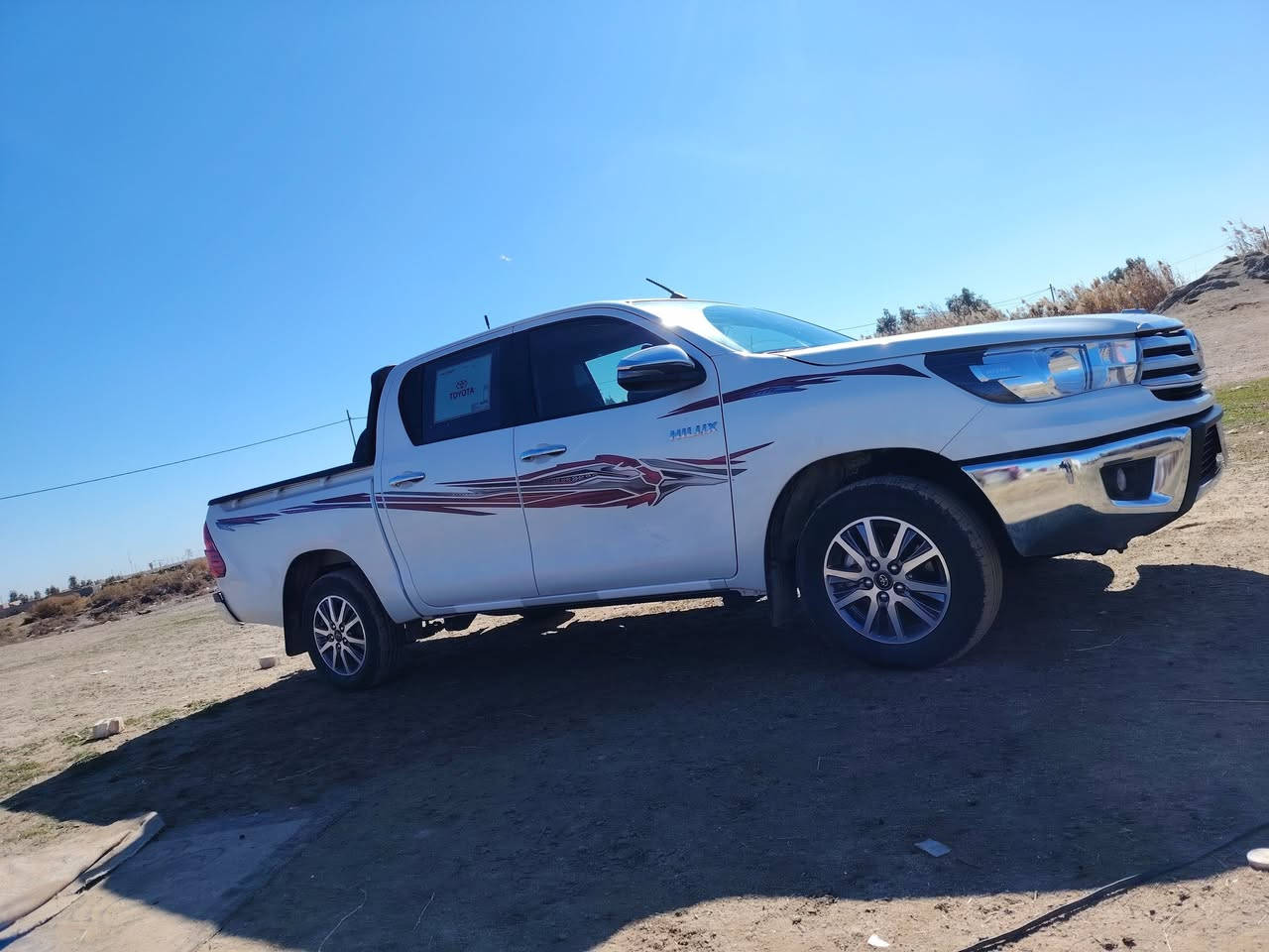 سلام عليكم هايلوكس 2024 سعودي فول واحد على واحد ماشيه 30 رقم بغداد سياره مكفوله كفاله عامه جديده للاستفسار الاتصال على الرقم ***********
