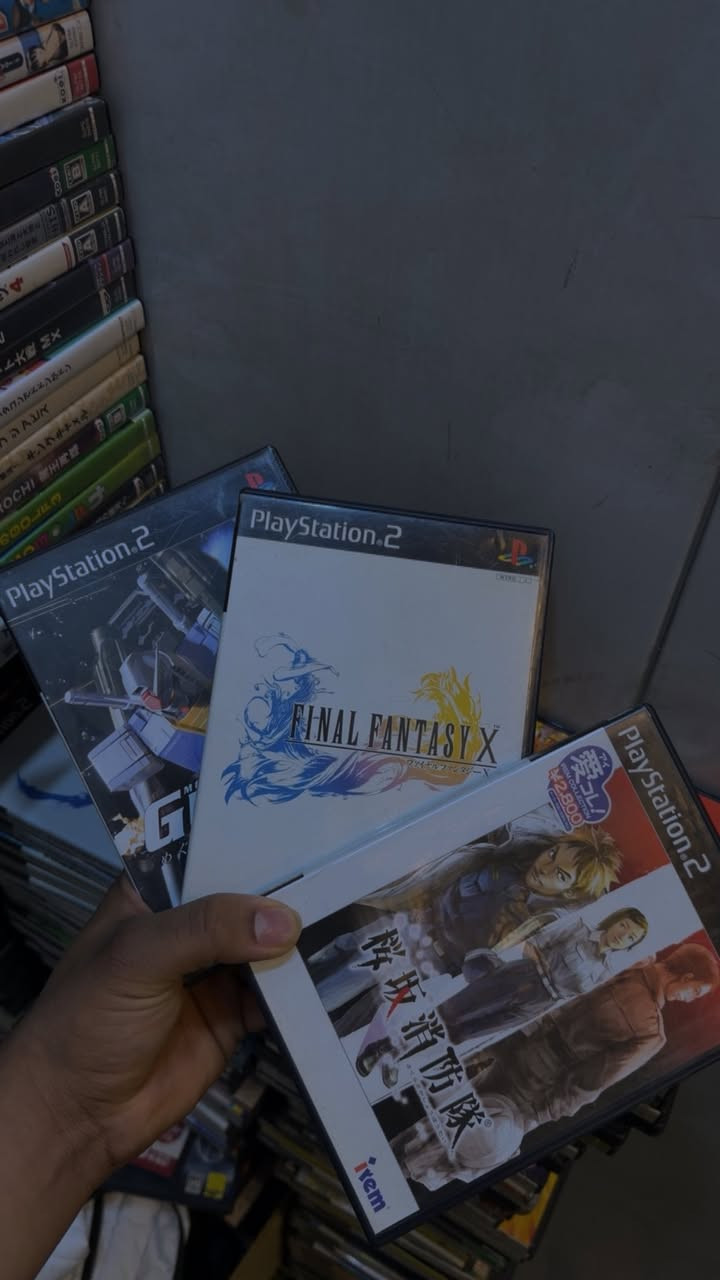 جميع اللعاب بلي تو متوفر  اصلي ياباني سعر القرص ٥ الاف 
واكو ب ٣ 
***********
