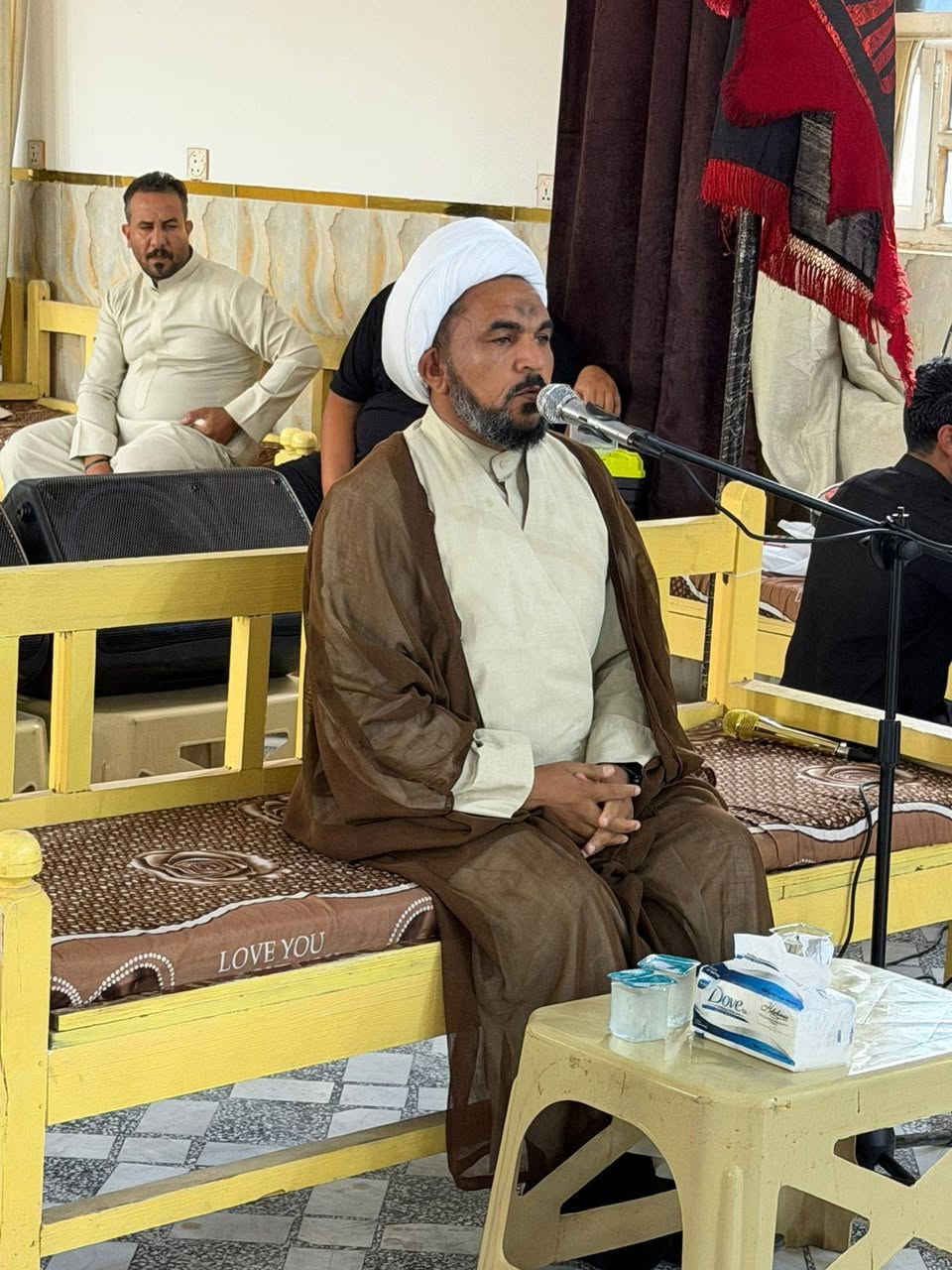 مجلسنا في قاعة /بسماية / مجمع الإحسان 

للشاب المرحوم حسين العكيلي 

سماحة  الشيخ علي حسن الكعبي 

الرادود محمد العكيلي

____________________________
مؤسسة خاتم الأنبياء للصوتيات ✅️

*********** سجاد الكعبي 

*********** مرتضى علي 

📍بغداد/بسماية/مجمع_الاحسان

.
