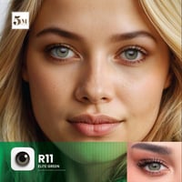 عدسات 5M • سيليكونية • H6 بني رمادي