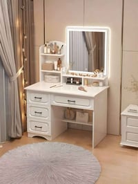 ميز تواليت • مراية LED • النجف