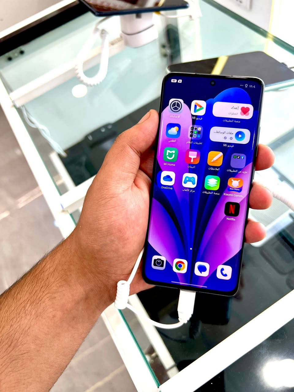 📱 Redmi Note 10S

✅ ذاكرة 128GB
🔋 بطارية 5000mAh
🛠️ الجهاز مبدل شاشة

💰 السعر: 65 ألف فقط

للاستفسار:
📞 ***********
