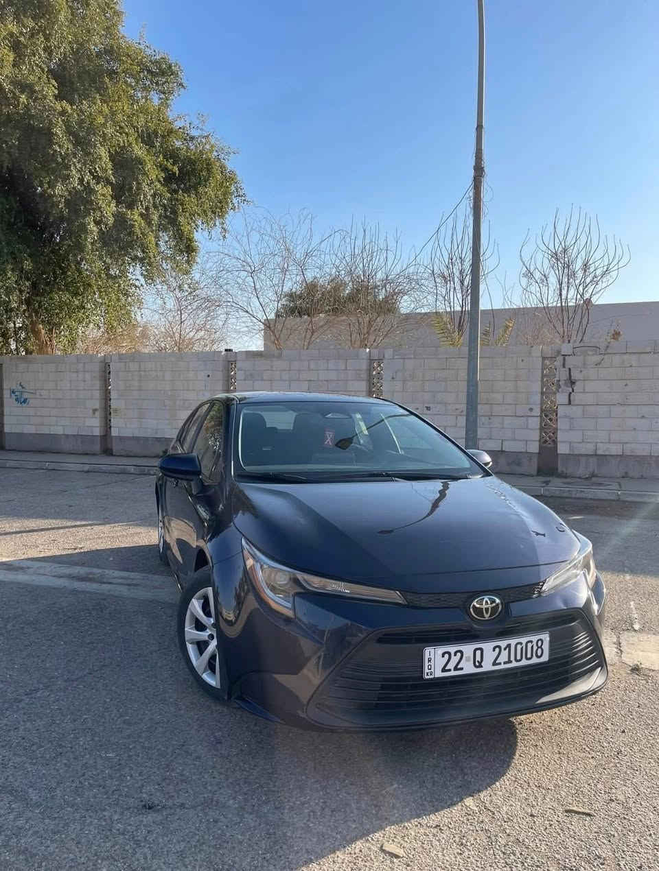 ‏‎‏﷽
Toyota corolla 2023  LE للبيع 
( وارد أمـريكي 🇺🇸 ) 
رقــم أربيل  | سنوية بإسمي 

ضرر جانـبي ⬇️
( تبديل بيبان ثنين نفس اللون ، السيارة بلاد )

⚙️ المـواصفات :
* رادار امامي توقف آلي
* هاند بريك بصمة 
* كاميرا 
* شاشة
* تحكمات ستيرن ➕ تحديد سرعة 
* نظام مانع انزلاق
* لايت زينون امامي LED
* أوتو هولد Auto Hold 

الممشى : 54 ميل فقط ✔️
السياره جاهزه بدون اي نقص

السعـر ( 155 ) وبي مجـال 
عنـوان صـلاح الـدين 📍

الاتصال ع الرقم ☎️ ***********
