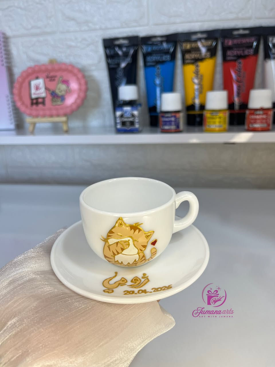 ⁨ ⁨ عندما تهدي محبة القطط و القهوة🥹🐈☕️
‎#رسم_يدوي 
‪‪Jumana Arts


**إذا كنت صاحب هذا الإعلان وتريد حذفه لأي سبب، رجاءا أرسل رسالة إلى الدعم الفني**