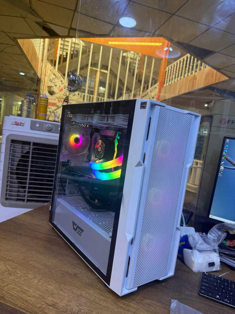 Pc gaming ***********
i7 14700kf
Rtx4070S asus
Z790asus ddr5
2x512ssd nvm gen 5 
850w psu msi gen 5 gold
Aio 360 
Ram 1x32ddr5 6000
کۆمپيوتەرێکي گەيمينگ زۆر خاوێنەو کەم بەکار ھاتوەو گەرنتي 6مانگي لەگەڵە
كمبيوتر ألعاب نظيف جدًا، استعمال خفيف، ويأتي مع ضمان لمدة 6 أشهر. سعر      2170000 أربيل, العراق
