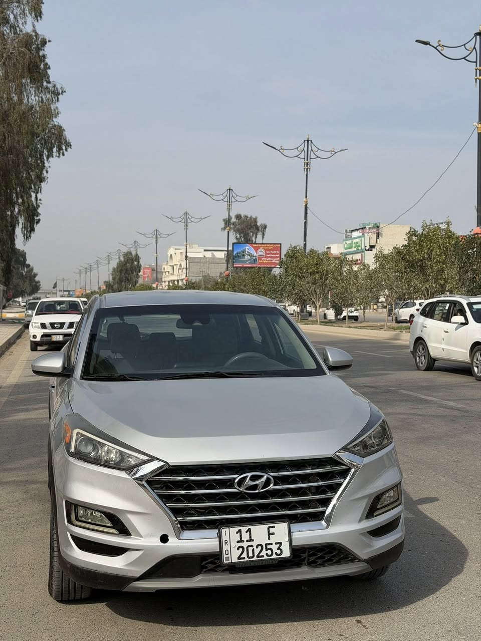 يا الله السلام عليكم من رخصه الادمن المحترم هونداي توكسان 2019 رقم بغداد تحويل مباشر بيه صبغ بس البنيد 
شاشه 
كامره 
ويل خليجي 
رادار 
مكينه 2000 جي دي اي 
ماشيه 90 الف 
السعر 165وبيه مجال 
العنوان ديالى تقاطع القدس 
***********
