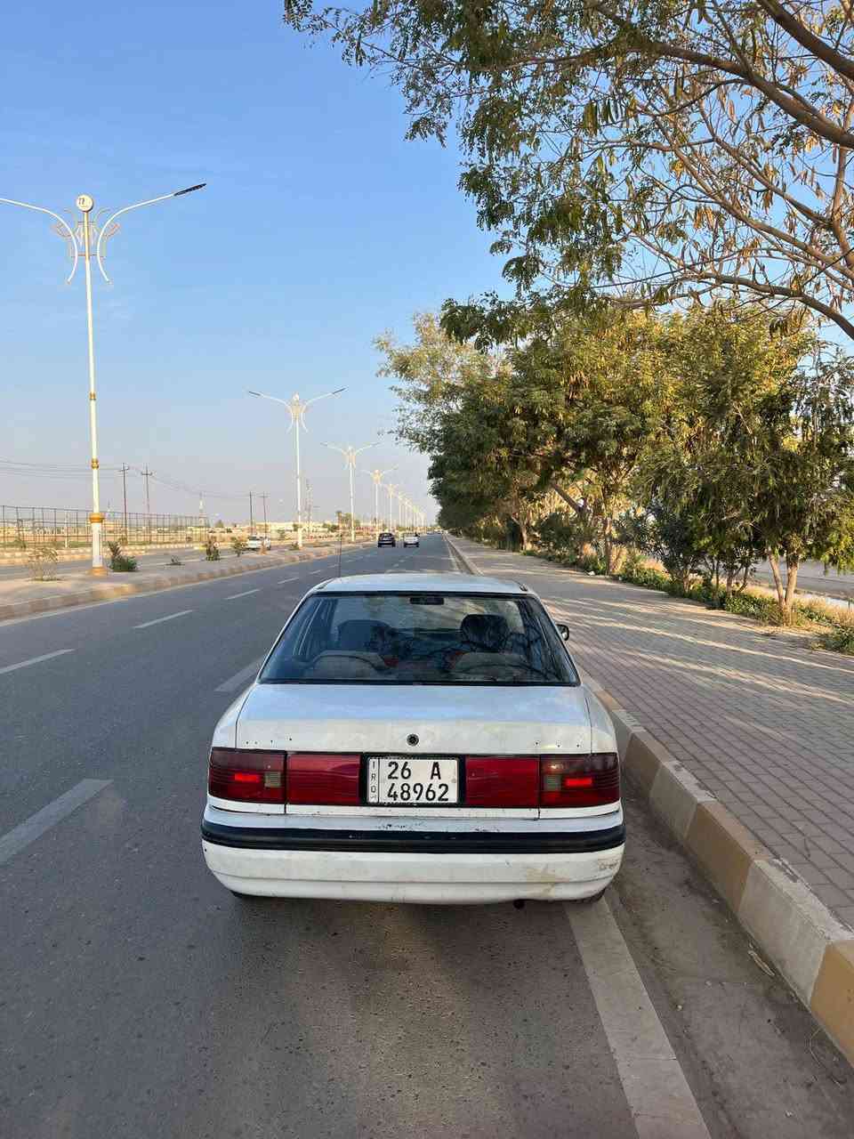 للبيع مازدا 323
موديل 93
سنويه جديده 
السعر 27وبيها مجال 
صلاح الدين بلد

‏‪***********‬‏
