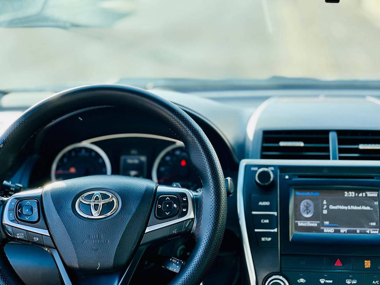 كامري 2016 أمريكي كير محرك شرط
رقم اربيل سنويه ل 28 
صدر وره  كدام شرط تدفئه تبريد كله شغال
الضرر موجود بسونار 
وشرط التحويل   السعر 148 وبيها مجال بسيط المكان الشرقاط ***********
