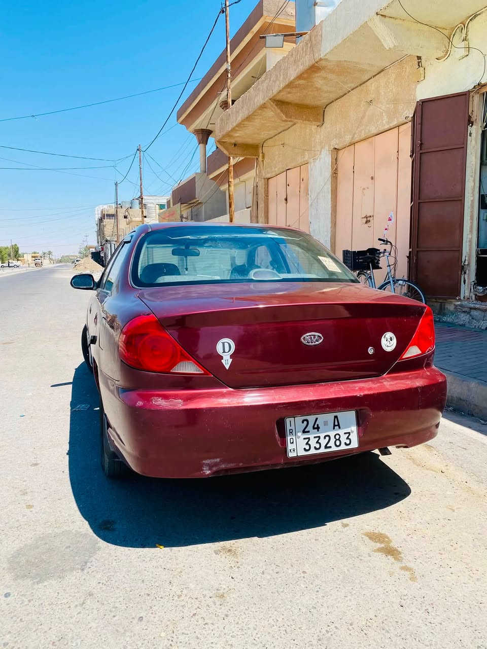 السلام عليكم كيا سبترا 2003 صبغ حزام جماليه فقط كير محرك شرط 200 دوش المرغوب تخم تاير جديد كهربائيات كلها شرط صدر شرط تبريد شغال رقم دهوك سنويه ال2029 
صاحب الشرعي يسكن تكريت القادسيه تحويل ثاني يوم 
السعر المطلوب 47 وبيها مجال للطيبين عنوان سياره صلاح الدين بيجي.  
رقم الهاتف ***********
