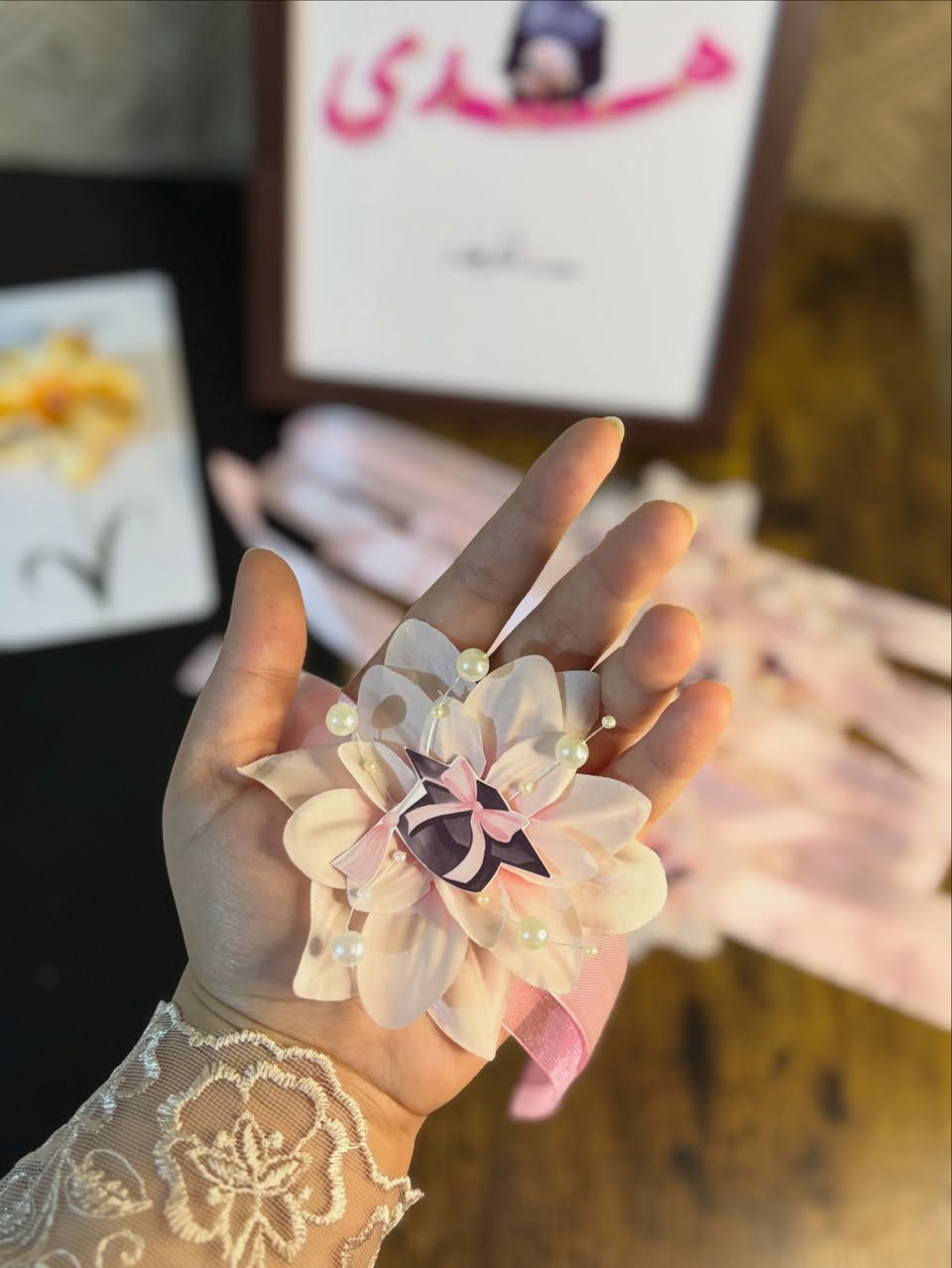 حنة الخريجة هدى 💖🌸
لوحة مطرزة بالورد ، شرايط ورد ، توزيعات قراصة الوردة


**إذا كنت صاحب هذا الإعلان وتريد حذفه لأي سبب، رجاءا أرسل رسالة إلى الدعم الفني**