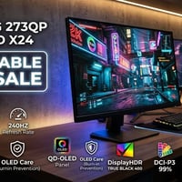 للبيع شاشه MSI QD-OLED السلام عليكم للبيع شاشه جديده استخدام قليل جداً...