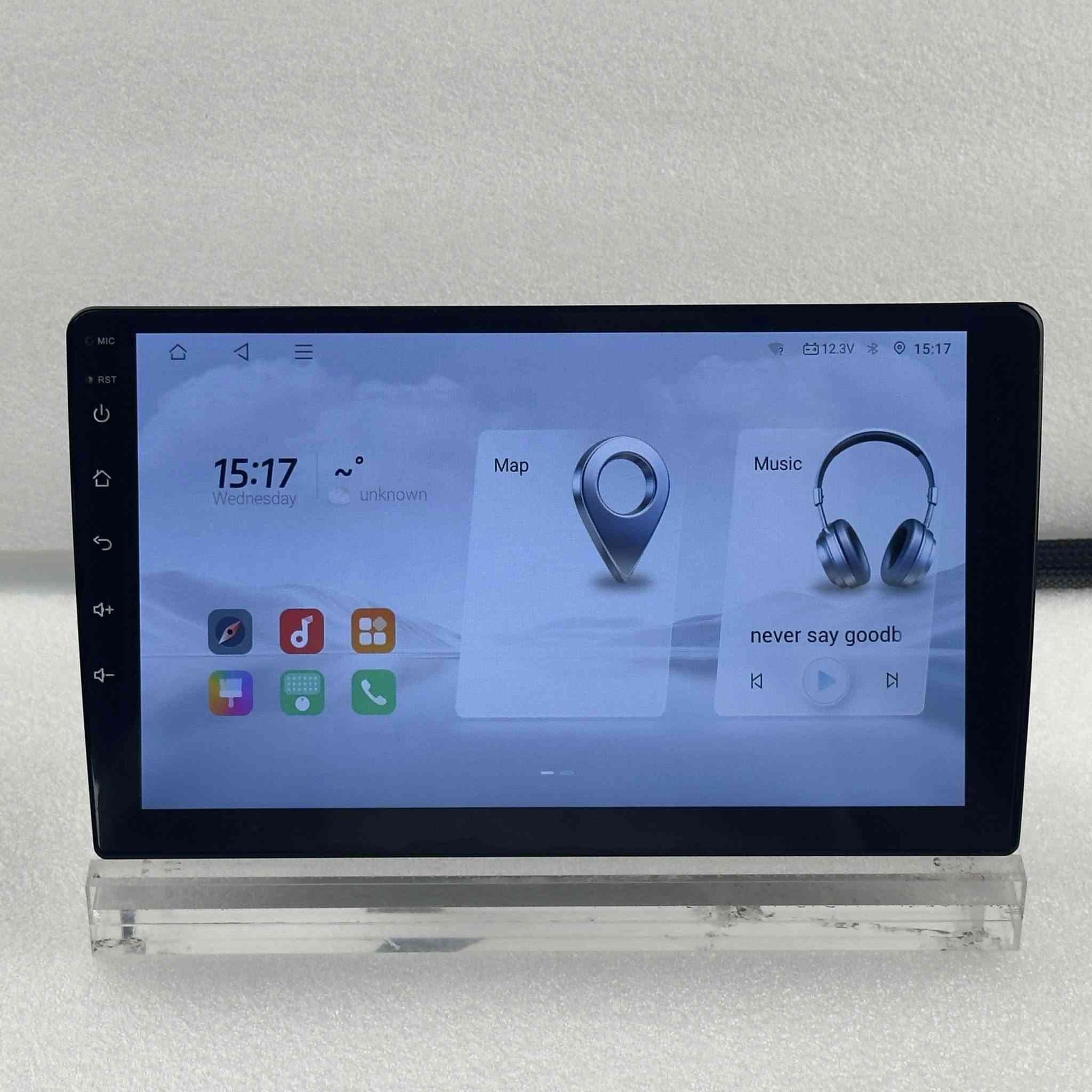 Toparea T333 Platform
Equipped with the Allwinner A333 chip, this is a 6‑core platform (5‑core A73 CPU running at 1.8GHz + 1‑core GPU).
Memory and storage can be customized up to 8GB+256GB. Mainstream configurations include 3GB+32GB, 4GB+64GB, and 6GB+128GB, with customized 8GB+128GB / 8GB+256GB versions available.

It runs the 64‑bit Android 13 operating system and supports the latest Google Framework.
It features dual‑recording ADAS functions, capable of detecting vehicle distance, lane departure, vehicle ahead start‑up, and front‑vehicle attention reminders.

Network & Connectivity

• 2.4G/5G Wi‑Fi

• Wired & wireless CarPlay / Android Auto / HiCar

• Bluetooth 5.4

• Optional expandable 4G module for internet access

Additional Features

3‑channel USB ports, cloud protocol support, OTA updates, sleep‑wake function, voice control, YouTube playback up to 2160p resolution, maximum 2K display resolution, USB‑to‑HDMI/CVBS video output, etc.

UI Design

Slidable cards for frequently‑used functions, three‑view desktop layout on a single screen, day/night mode switching, newly designed icons, and display of radio station icons.


**إذا كنت صاحب هذا الإعلان وتريد حذفه لأي سبب، رجاءا أرسل رسالة إلى الدعم الفني**