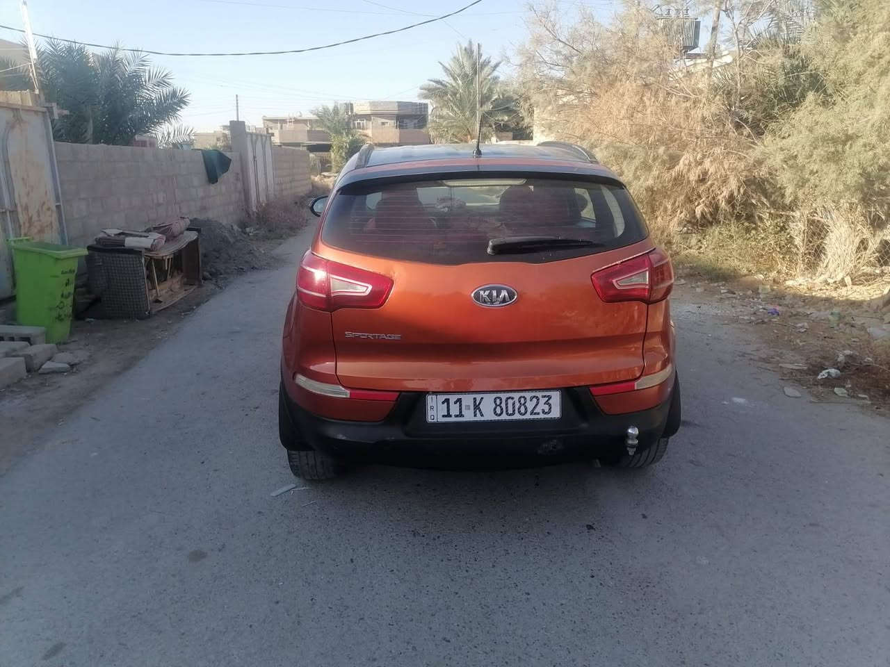 كيا سبورتج موديل ٢٠١٢ خليجي ماشيه ١٤٦ الف بيها قطعتين صبغ السياره جاهزه باسمي رقم بغداد  السعر ١٣٥$ وبيها مجال بسيط موقع السياره الانبار قضاء عنه تلفون ***********
