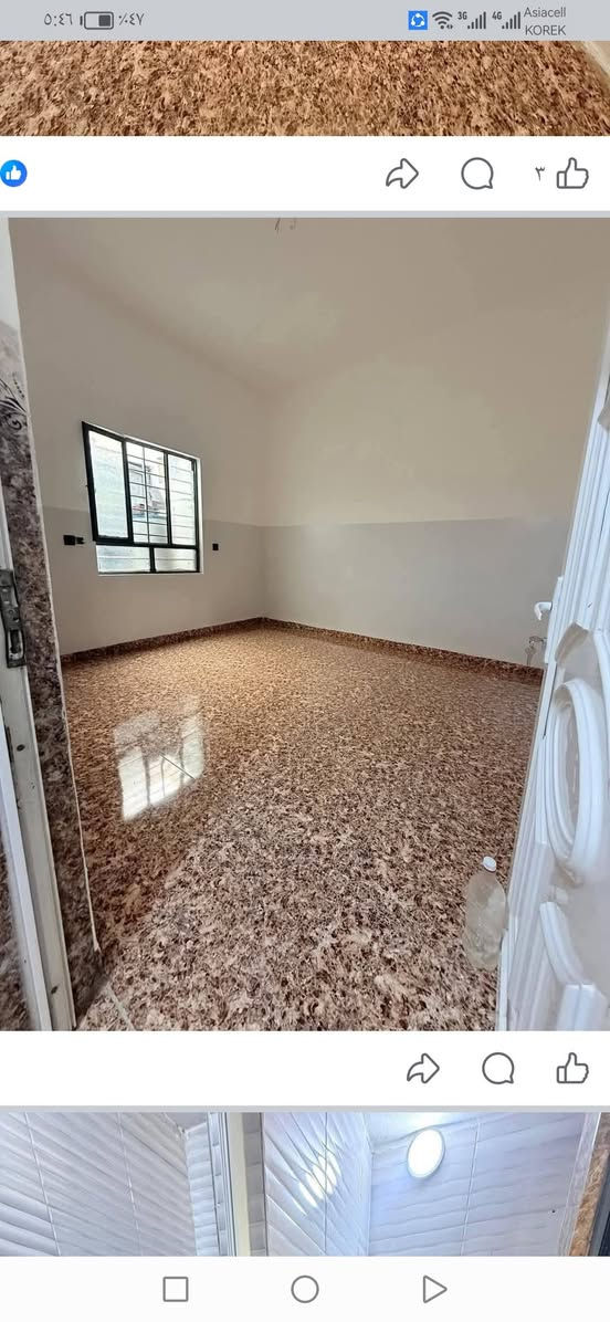 بيت ١٢٥ غرفتين نوم وهول واستقبال ***********
