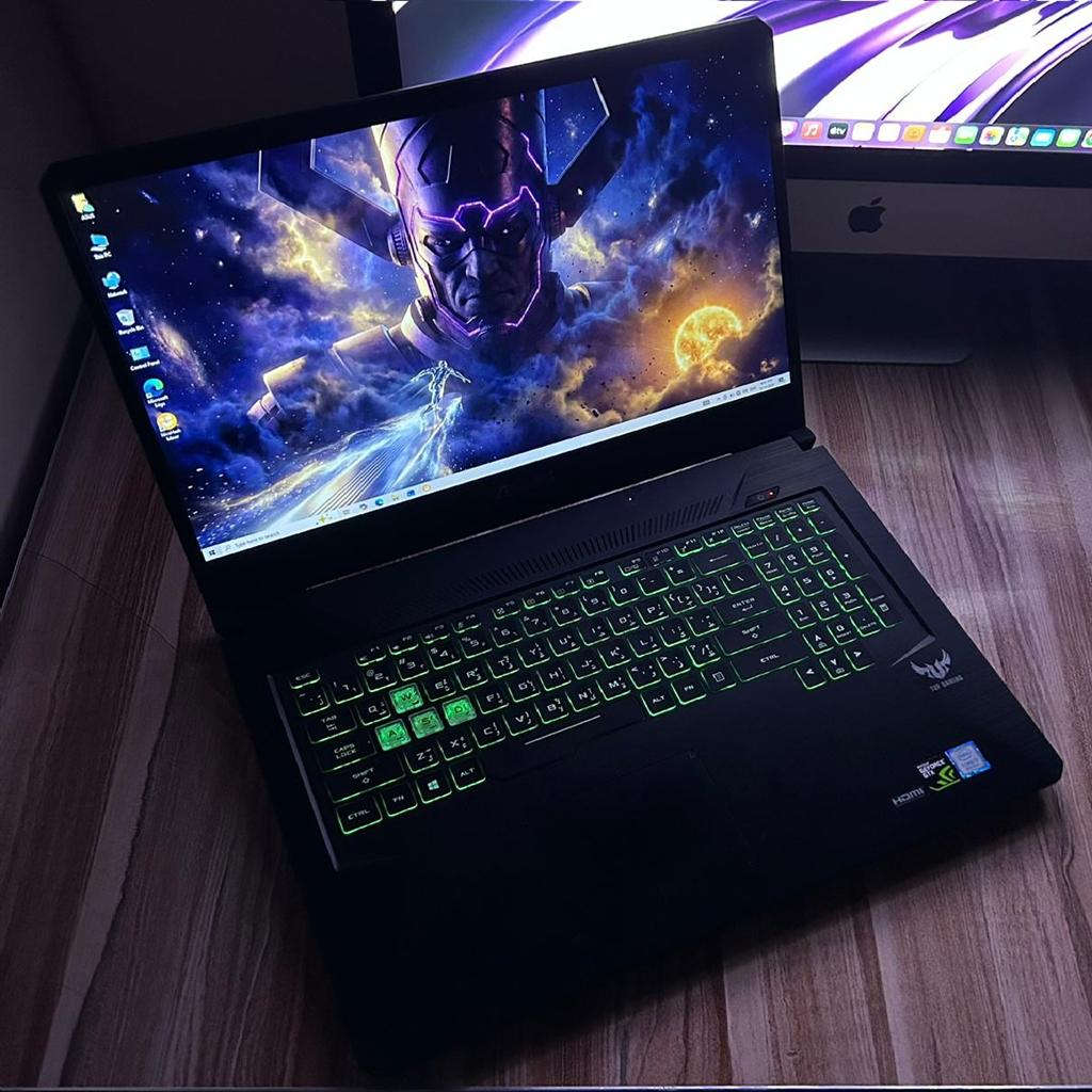 وحش الألعاب والمونتاج والتصاميم والبرامج الهندسية 🔥💚❤️

لابتوب Asus TUF Gaming FX705GM_FX86SM 

شاشة عملاقة 17.3 انج (دقة Full HD) + تردد الشاشة 144 هيرتز 

معالج كور i7 - جيل 8 - فئة H الخاصة بالألعاب والبرامج الثقيلة.

رام 16 كيكا DDR4 

هارد 512 كيكا نوع SSD NVMe KINGSTON SA2000M (أحدث و سرع من SSD العادي إللي هو أصلاً سريع)

كارت شاشة #خارجي NVIDIA GeForce GTX 1060 حجم 6 كيكا (للإلعاب و البرامح القوية) مع كارت شاشة داخلي Intel UHD Graphics 630 حجم 8 كيكا

فول كيبورد عربي إنكليزي - ضوئي (RGB) بدرجة قوية 

#السعر 790 ألف مع #سيت_ملحقات_موضح_بالصور

#ملاحظة: ضمان إسبوع إستبدال فوري + يوصلك مغلف بكارتونه بكل عنايه وأناقة 🎁

مكاني بغداد (توصيل #مجاني بكل العراق)

*********** (موجود واتساب)
