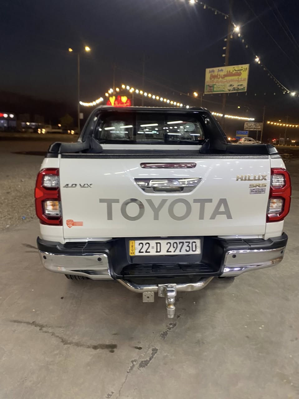 تويوتا هايلكس TRD كفاله عامه 2022 فول موصفات رقم اربيل بسمي ماشيه 96 الف حقيقي سعر 340 وبيه مجال عنوان صلاح الدين -الدجيل 
***********
