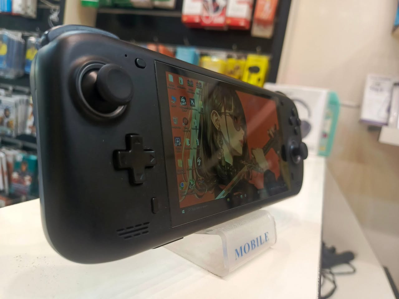 🔥 للبيع: AYN Loki Zero – جهاز PC محمول (Handheld) 🔥
📌 المعالج: AMD Athlon 3050e
📌 كرت الشاشة: AMD Radeon Vega 3 
📌 الرام: 8GB DDR4
📌 الخزن: SSD 128GB
📌 النظام: Windows 10
📌 الشاشة: 6 إنچ – دقة 1920×1080 (FHD)
🎮 الأداء:
– يشغل ألعاب PC مثل:
Resident Evil 2 / 3 Remake
GTA V
Far Cry 3
Call of Duty القديمة
FIFA / PES
– إعدادات Low إلى Medium
– يدعم FSR لرفع الأداء
🔌 المنافذ:
USB-C 
منفذ سماعة
يدعم توصيل شاشة خارجية وUSB Hub
📦 الحالة: نظيف / استخدام شخصي
💰 السعر: 250 
📍 المكان النجف
متوفر توصيل


**إذا كنت صاحب هذا الإعلان وتريد حذفه لأي سبب، رجاءا أرسل رسالة إلى الدعم الفني**