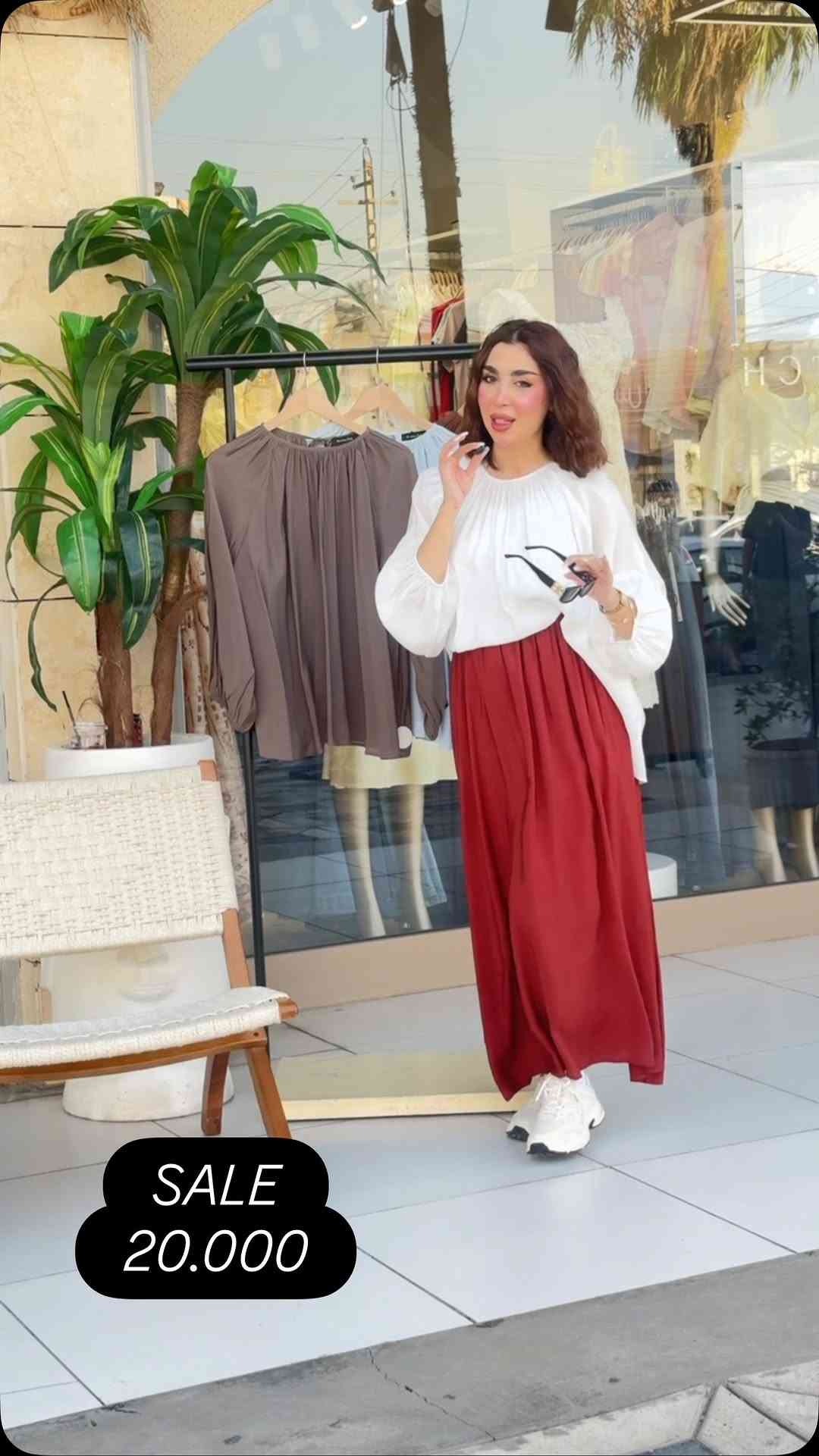 يسعدنا ان نقدم لكم الكولكشن الصيفي ✨2026 ☀️
ستايل ناعم وأسعار مناسبة 💕
قميص سبورت متوفر ب4 الوان 
متوفر قياسات (38-40-42-44)
🚚 توصيل لكافة أنحاء العراق(5.000)فقط
📩 للحجز والاستفسار راسلينا الآن قبل نفاذ الكمية

  او عبر الواتساب ***********
