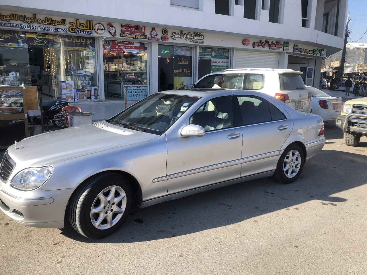 عندي هذا سياره مارسيدس خواصه موديل ٢٠٠٤ رقم بغداد بدون ضرب وبدون صبغ .السعر ١٤٠ ..موبايل *********** ديالى
