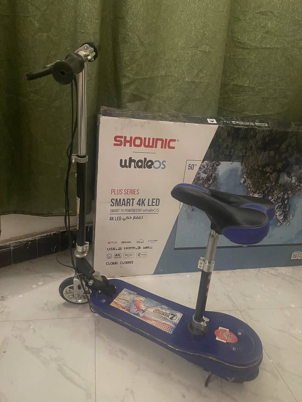 سكوتر شحن من عمر ١٢ سنه لحد عمر ١٧ سنه يتحمل لحد وزن ٥٠ كيلو الجهاز بطاريه جديد وشغال وكامل السعر ١٠٠ الف للحجز خاص 

يوجد توصل لكل المحافضات


**إذا كنت صاحب هذا الإعلان وتريد حذفه لأي سبب، رجاءا أرسل رسالة إلى الدعم الفني**