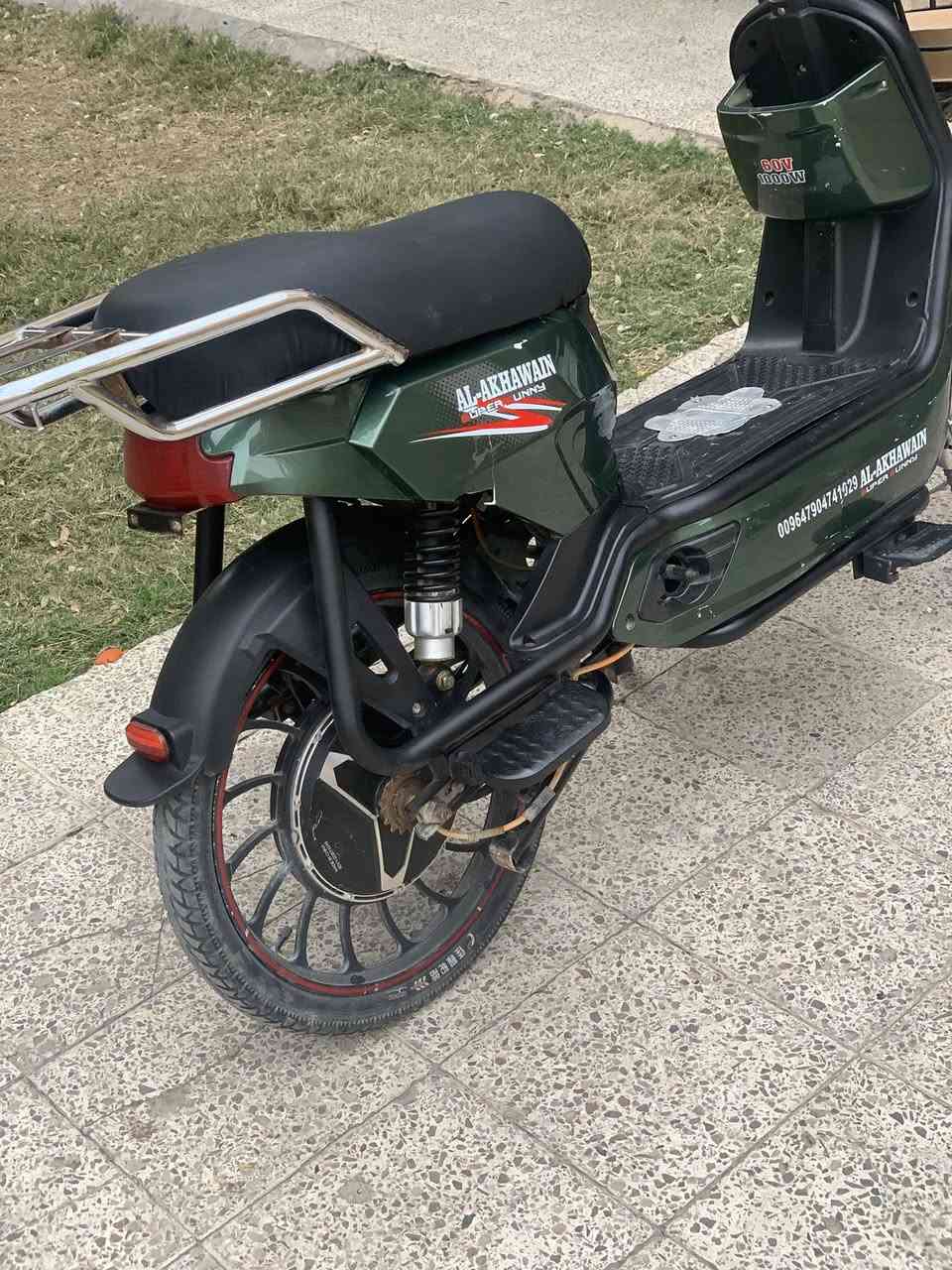 للبيع دراجه نضيفه حيل جديده بطاريات جدد ع الفحص 2026 البطاريات شرط جهاز إنذار وبصمات 2 السعر 350 وبي مجال للاستفسار ***********
